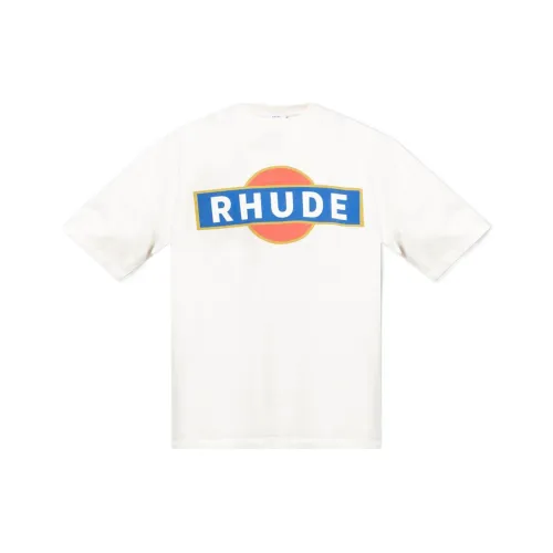 RHUDE Белая Мужская T-Рубашка