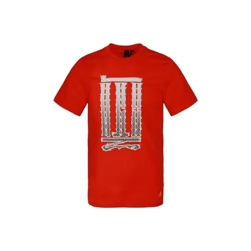 Adidas Red Мужская T-рубашка