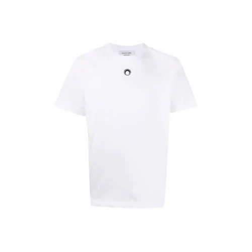 Marine Serre Белая Мужская T-Рубашка