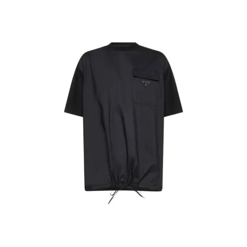 PRADA Мужские черные T-рубашки