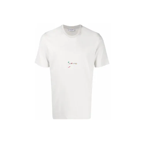 SAINT LAURENT T-рубашка мужская белая