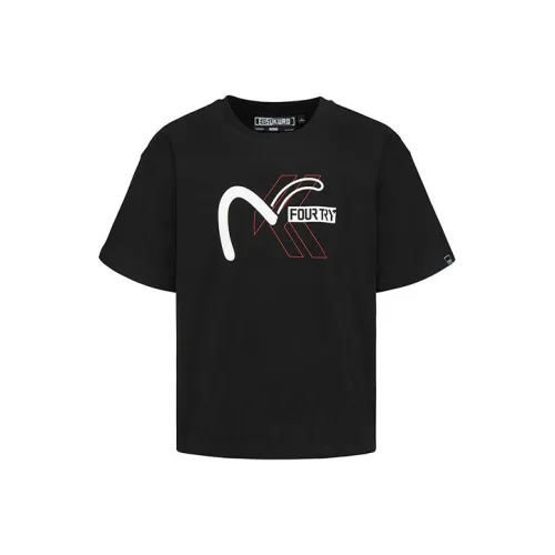 EVISU Мужские черные футболки
