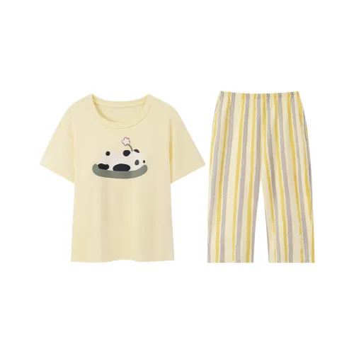 William Pajama Комплект Женский Желтый