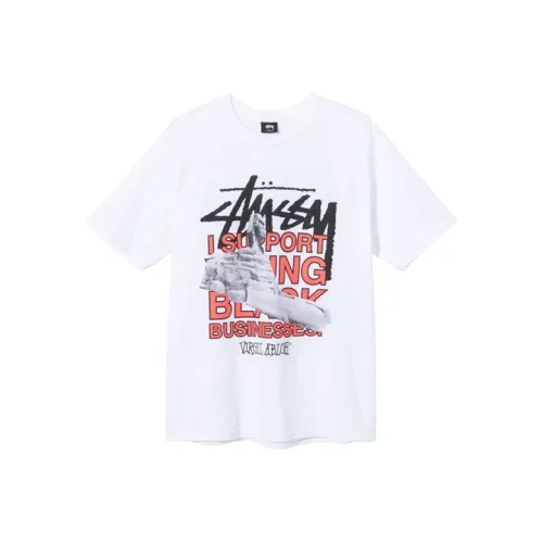 Stussy Белая Унисекс Футболка