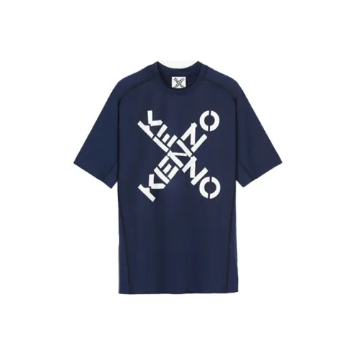 KENZO Мужские синие футболки