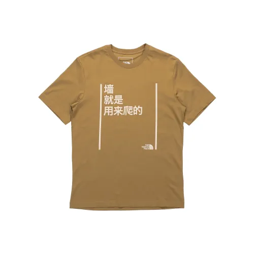 The North Face Коричневая унисекс футболка