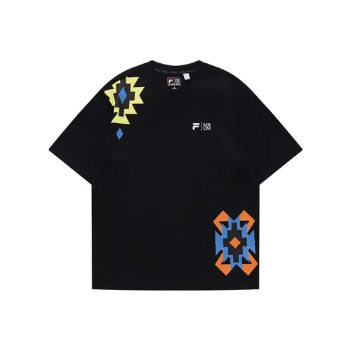 FILA FUSION Темно-черная унисекс футболка