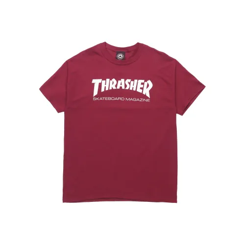 Thrasher T-Shirt US Version Unisex Burgundy Thrasher T-Shirt US Version Унисекс Бордовый