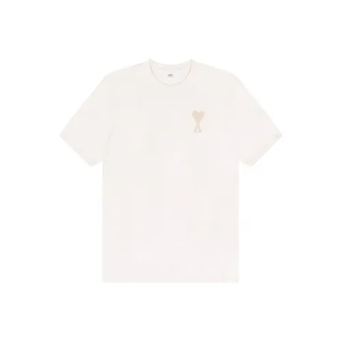 AMIPARIS Экрю Мужская T-рубашка