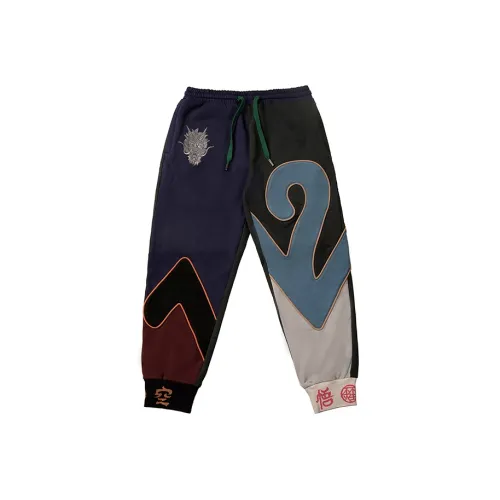 WOOKONG Вязаные тренировочные штаны унисекс 72 TRANSFORM Вышивка штаны с манжетами