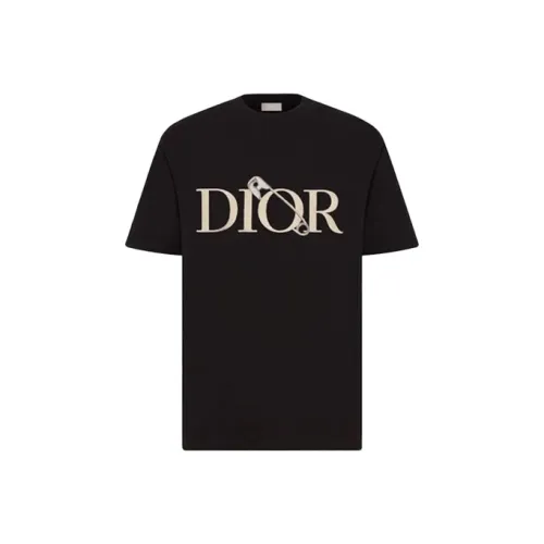 DIOR Quarterly New Products Черные Мужские T-Рубашки