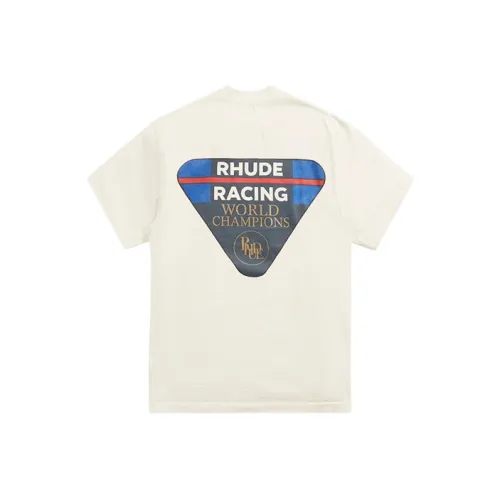 RHUDE Винтажный Белый Мужская Футболка