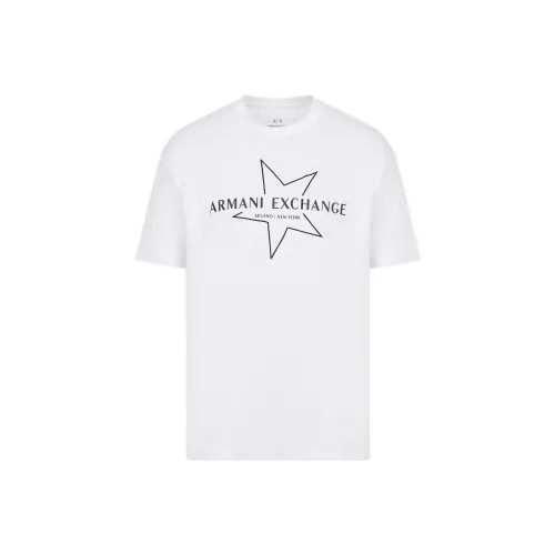 ARMANI EXCHANGE Белая Мужская Футболка