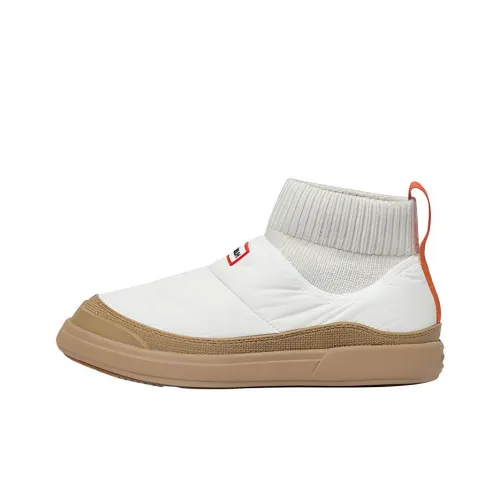 HUNTER Slip-resistant Thermal MID Top Повседневная обувь Женская Белый Коричневый