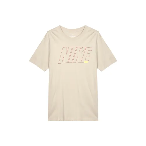 Nike T-Shirt Мужской Ротангово-Желтый