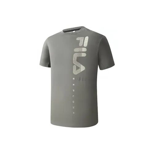 FILA T Рубашка Мужская Змеиная Зеленая