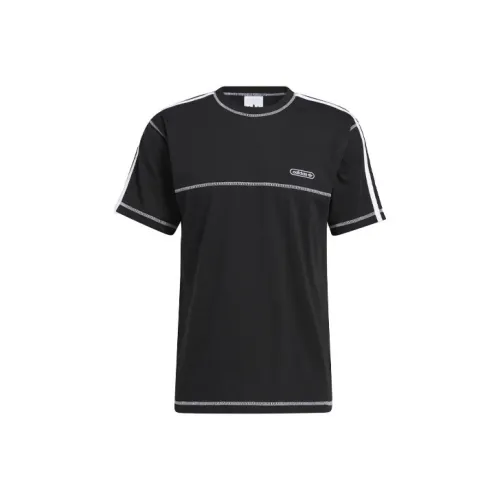 Adidas Originals CNTRST STITCH Мужская Черная T-Рубашка