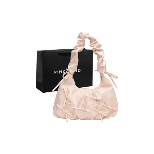 PINK·LAND ПУ (полиуретан) Сумка через плечо Стандартная Женская Розовая Белая Серебряная Черная Синяя