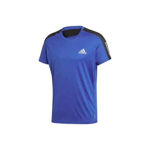 Adidas Бег Т-Рубашка Мужская Королевский Синий