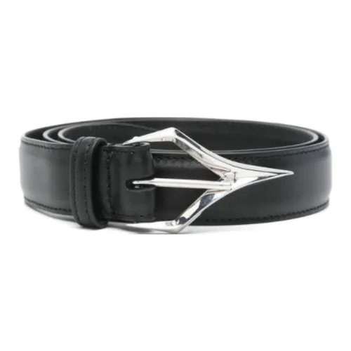 Mugler Кожаные ремни Женские Черный