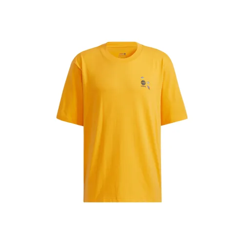 ADIDAS NEO T Shirt Унисекс Оранжевый Желтый
