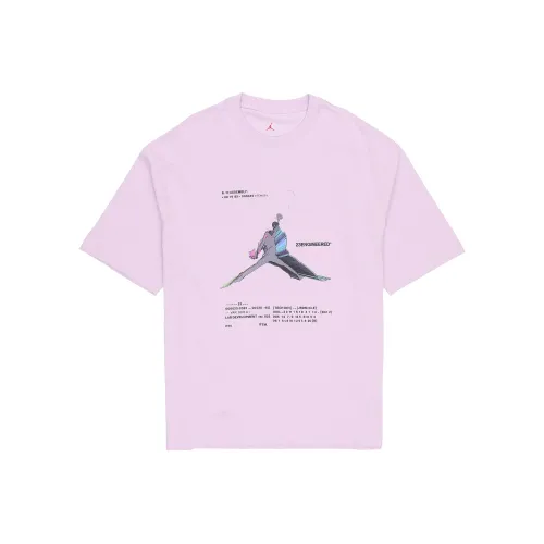 Джордан T Рубашка Мужская Розовая Фиолетовая