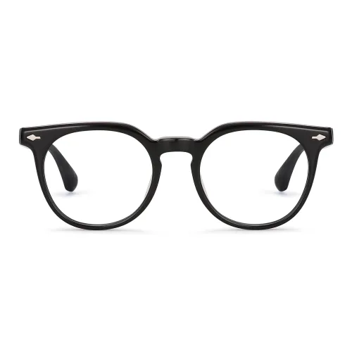 PULAIS Пластиковая оправа Квадратные Оправы для очков Унисекс Черный