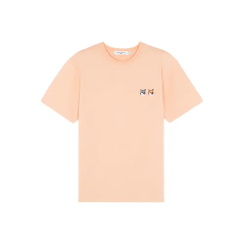 Maison Kitsune Оранжевый Унисекс T-рубашки