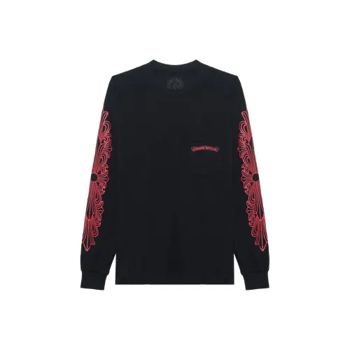 Chrome Hearts Мужские черные футболки