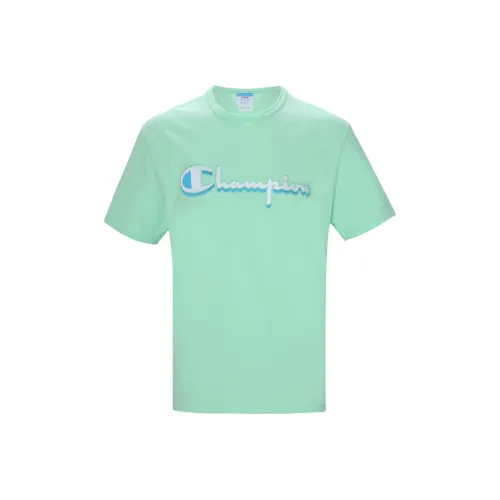 Champion T-Shirt US Version Men's Light Green Чемпион T-Shirt США Версия Мужской Светло-Зеленый
