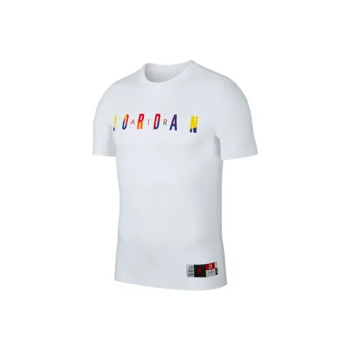 Джордан Белый Мужская Футболка