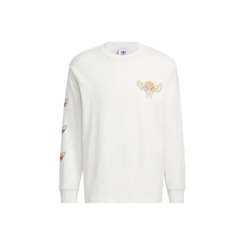 Adidas TOC QL Длинный рукав Т-рубашка Мужская Белая