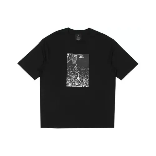 Джордан T Рубашка Мужская Черная Азиатская версия