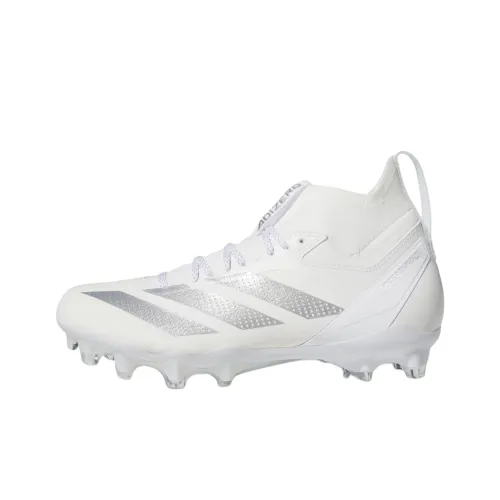 Adidas ADIZERO IMPACT+ Slip-resistant Abrasion-resistant Football Cleats Men's White Adidas ADIZERO IMPACT+ Противоскользящие Устойчивые к истиранию Футбольные бутсы Мужские Белые