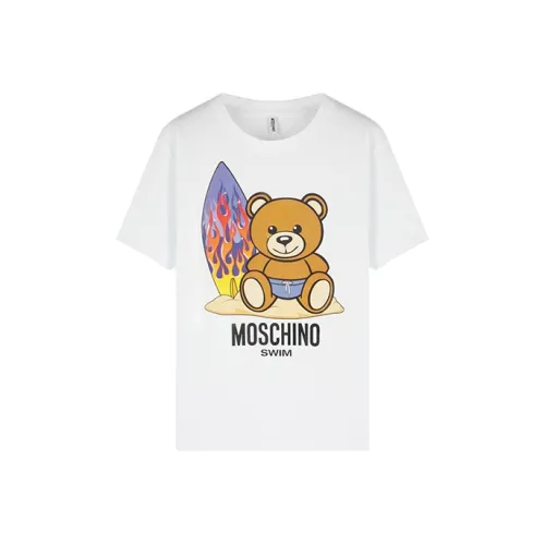 MOSCHINO Белая Унисекс Футболка