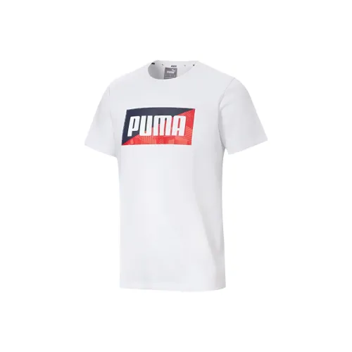 PUMA Flock Graphic T-Shirt Мужская Белая