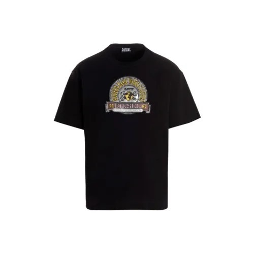 DIESEL Мужские черные T-рубашки