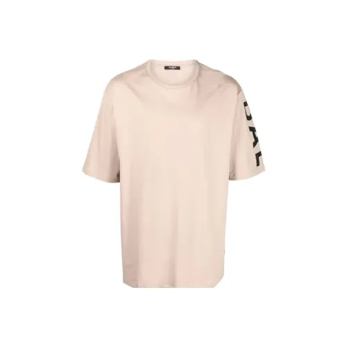 BALMAIN Телесный Мужской T-рубашки