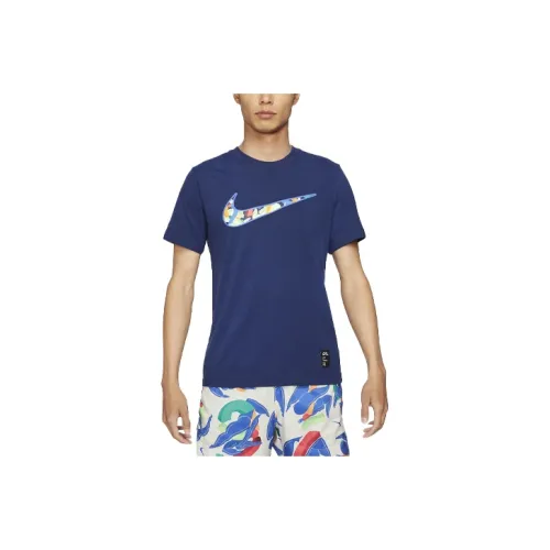 Nike x Kelly Anna London Бег Т-Рубашка Мужская Синяя