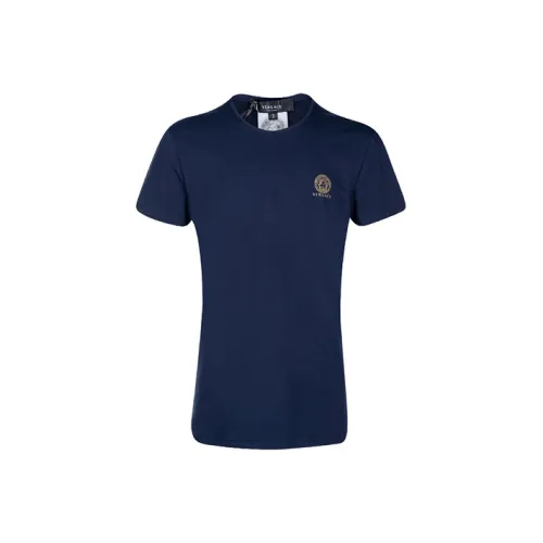 VERSACE Мужские синие T-рубашки