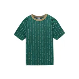 Зелёный с принтом по всей поверхности