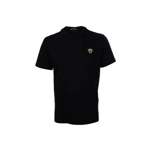 VERSACE Мужские черные T-рубашки