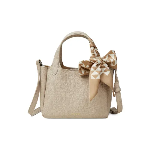 Teenmix Сумка из синтетической кожи корзина сумка через плечо обычная женская молочно-чайная