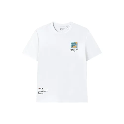 Fila Heritage Стандартный Белый Мужская Футболка