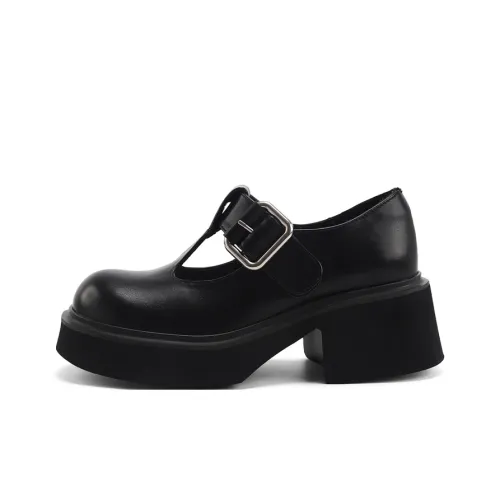 DHARRY Classic Preppy Collection Туфли Мэри Джейн Женские Черные