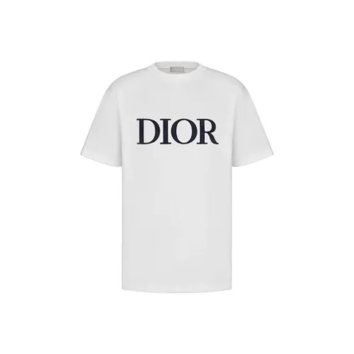 DIOR Quarterly New Products Белые Мужские T-Рубашки