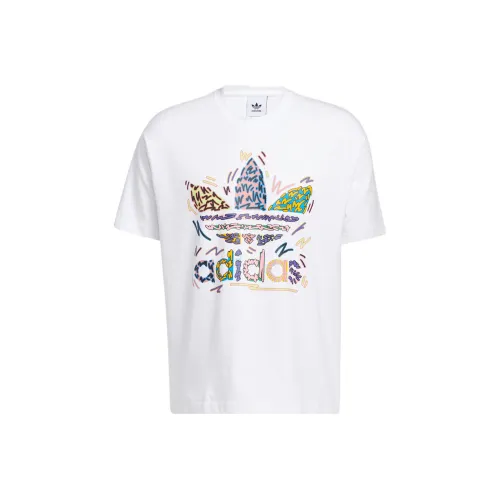 Adidas Originals LOVE UNITES TREFOIL SS22 T-Shirt Унисекс Белый