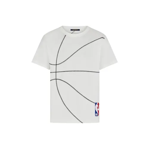 LOUIS VUITTON Новые ежеквартальные продукты LV Белые Мужские T-рубашки