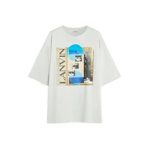 Lanvin Белая Мужская T-Рубашка