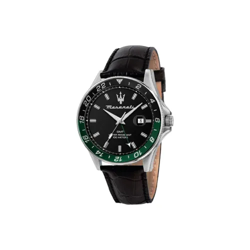 Maserati Sfida Challenge Collection Кварцевый механизм Черный циферблат Унисекс Роскошь Ювелирные украшения Набор в подарочной коробке